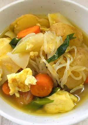簡単ヘルシー☆カレー風味の豆腐じゃが-レシピのメイン写真