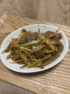 大根の皮とこんにゃくのきんぴら-レシピのメイン写真