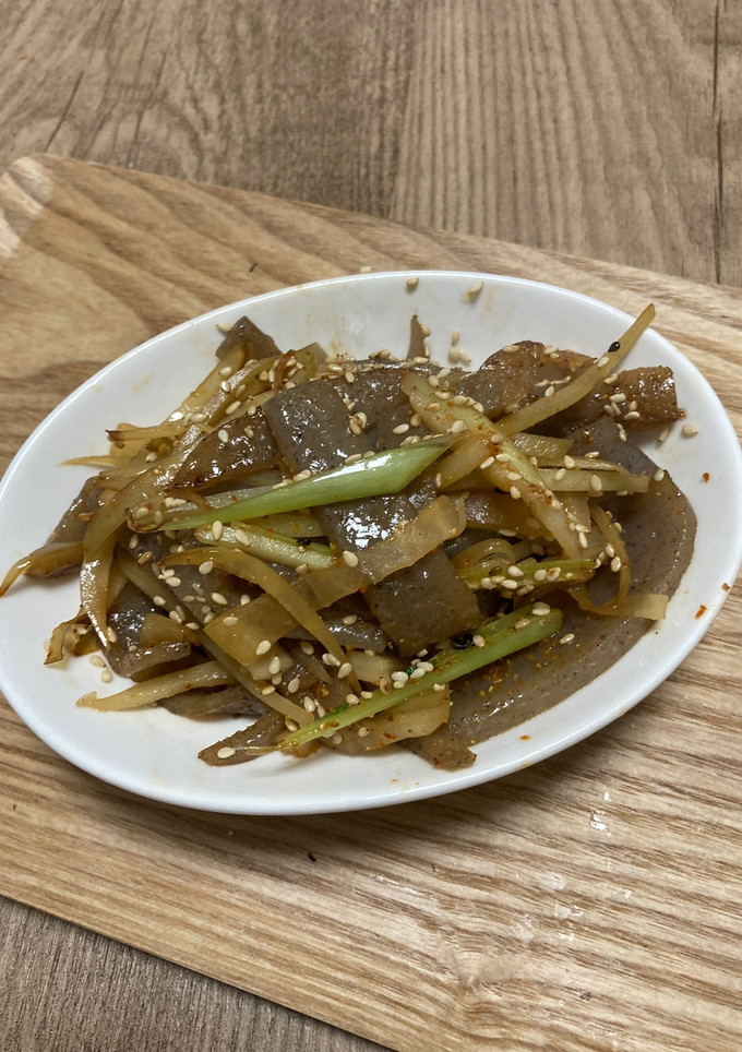 大根の皮とこんにゃくのきんぴら-レシピのメイン写真