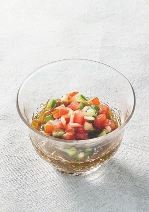 もずくとカラフル野菜のサラダ-レシピのメイン写真