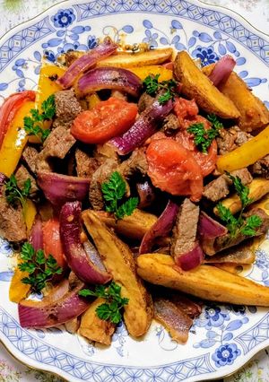 暑い日の夕飯!牛肉トマトポテトと野菜炒め-レシピのメイン写真