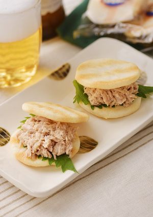 可愛い!ぱりんこの大葉ツナサンド-レシピのメイン写真