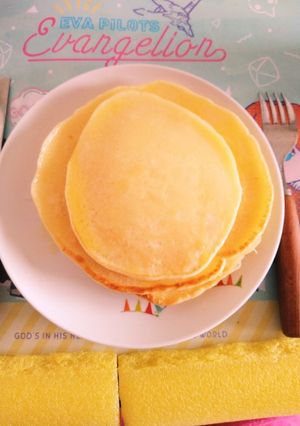 簡単小麦粉パンケーキ-レシピのメイン写真