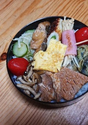 のっけ旦那弁当-レシピのメイン写真