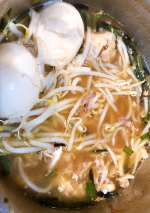 鶏ガラベース自家製焦がしニンニクラーメン-レシピのメイン写真