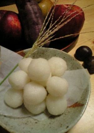 ミルキークインでお月見団子♪-レシピのメイン写真