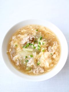 トロッと美味しい【冬瓜と生姜の卵スープ】-レシピのメイン写真