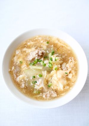 トロッと美味しい【冬瓜と生姜の卵スープ】-レシピのメイン写真