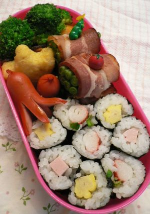 のり巻き✿花弁当-レシピのメイン写真
