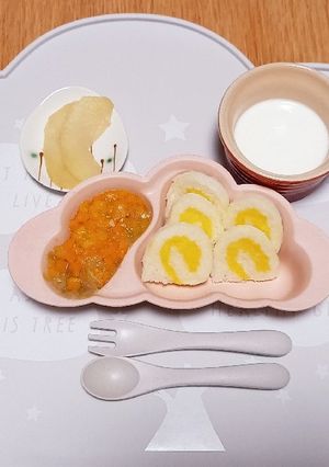 【離乳食後期~】りんごのコンポート-レシピのメイン写真