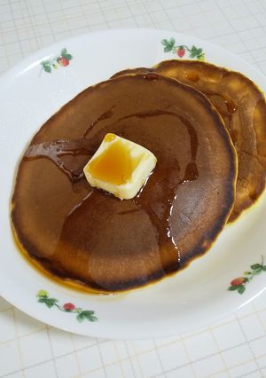 ひとり分☆ホットケーキ-レシピのメイン写真