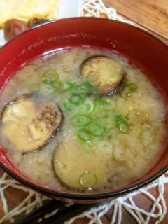焼きナスと大根の糀たっぷりお味噌汁-レシピのメイン写真