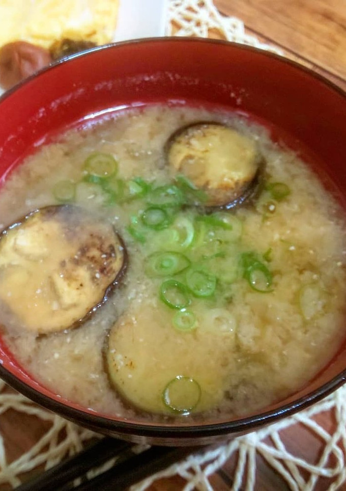 焼きナスと大根の糀たっぷりお味噌汁-レシピのメイン写真