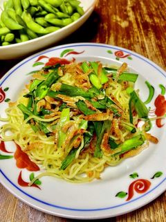 ニラと桜海老の焼きそば-レシピのメイン写真