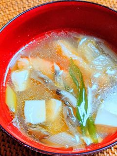 カニカマの味噌汁-レシピのメイン写真