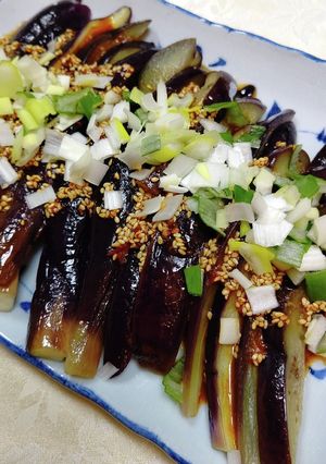 茄子のレンジ蒸しピリ辛タレ-レシピのメイン写真