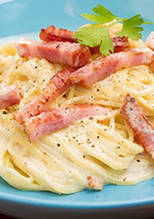 厚切りベーコンのカルボナーラ-レシピのメイン写真