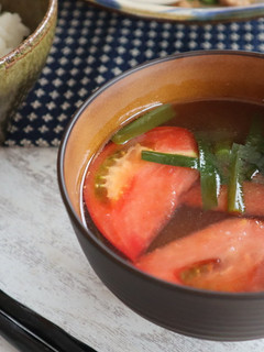 トマトの韓国風みそ汁-レシピのメイン写真