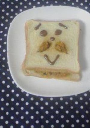 ヒゲ男爵のヘルシーカレートースト-レシピのメイン写真