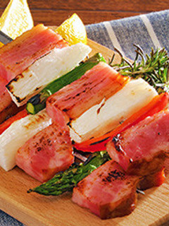 厚切りベーコンのBBQ串-レシピのメイン写真