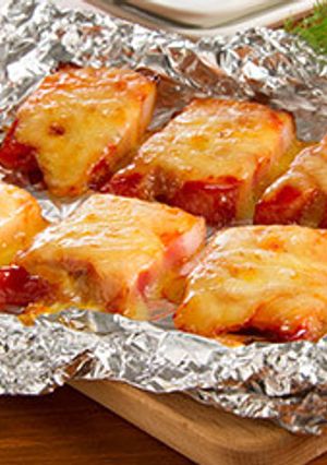 厚切りベーコンのチーズ焼き-レシピのメイン写真