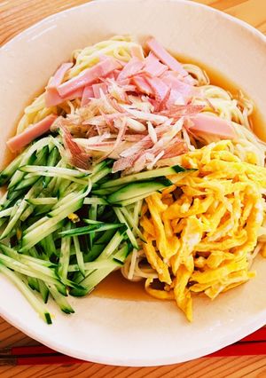 マルタイラーメンで作る冷やし中華-レシピのメイン写真