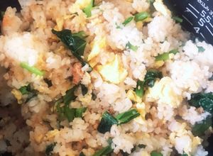栄養満点小松菜ご飯　混ぜ込み、おにぎり-レシピのメイン写真