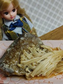 リカちゃん♡ムツえのき茸(だけ)あんかけ-レシピのメイン写真