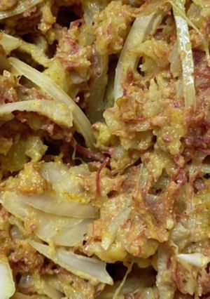 コンビーフのカレー味ポテトサラダ-レシピのメイン写真