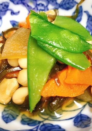 【病院】大豆と昆布の煮物【給食】-レシピのメイン写真
