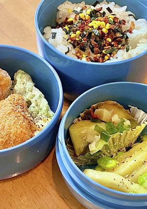 タロの弁当32 超！即席弁当！！^_^-レシピのメイン写真
