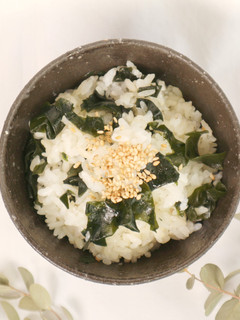 風味バツグン!わかめごはん-レシピのメイン写真