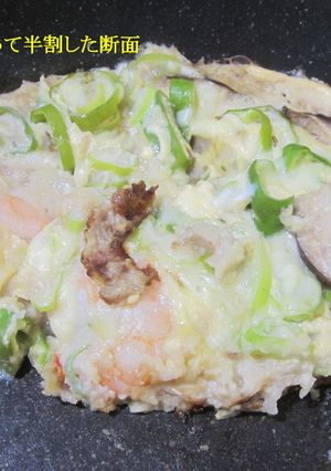 厚肉もんじゃ焼き-レシピのメイン写真