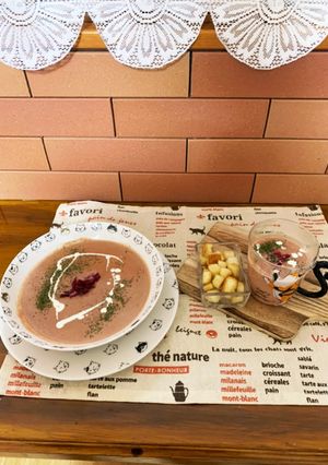 簡単、ビーツのポタージュスープ♡温冷製-レシピのメイン写真