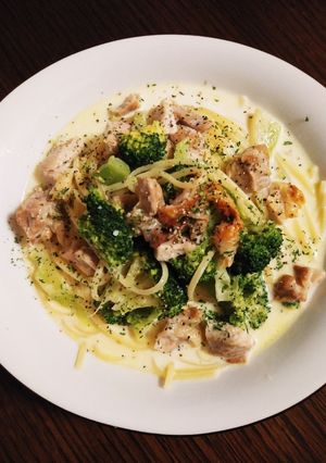 絶品☆鶏とブロッコリーのクリームパスタ-レシピのメイン写真
