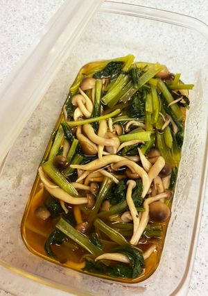 作り置き♪小松菜としめじのおひたし-レシピのメイン写真