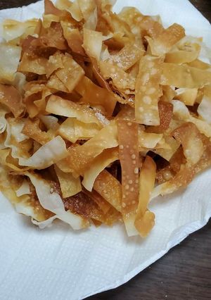 簡単！シュウマイの皮でスナック！-レシピのメイン写真
