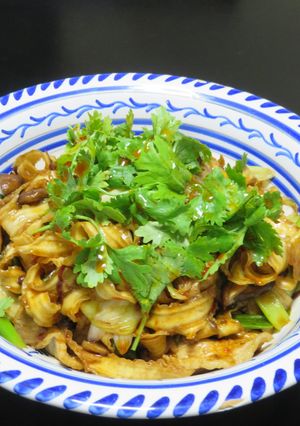 四川風麻辣炒め刀削麺☆シビレ辛い炒め麺-レシピのメイン写真