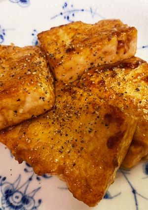 木綿豆腐のガーリックステーキ♪-レシピのメイン写真