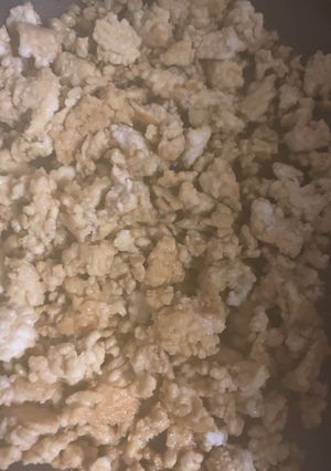 鶏ムネひき肉でそぼろ丼-レシピのメイン写真
