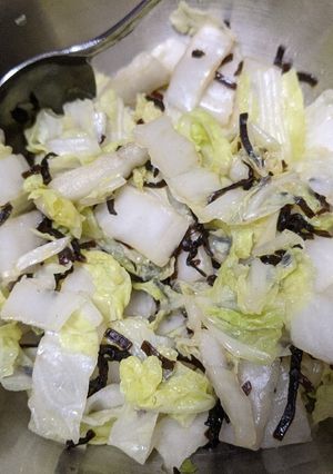 お手軽白菜の塩こんぶ和え-レシピのメイン写真