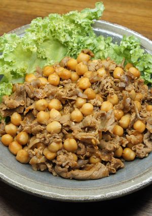 牛肉とひよこ豆のプルコギ風-レシピのメイン写真