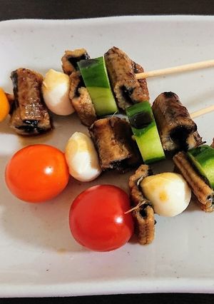 【串deピンチョス】穴子のカプレーゼ風-レシピのメイン写真