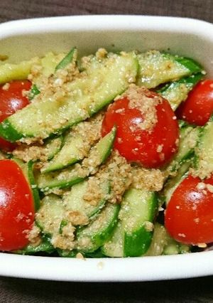 きゅうりとミニトマトの中華ごまサラダ-レシピのメイン写真