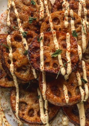 蓮根の挟み焼き-レシピのメイン写真