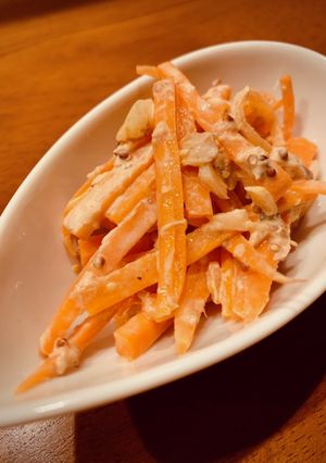 ゆる糖質オフ！にんじんとサバ缶のサラダ♪-レシピのメイン写真
