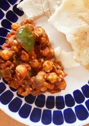 簡易版チャナマサラ　ひよこ豆インドカレー-レシピのメイン写真