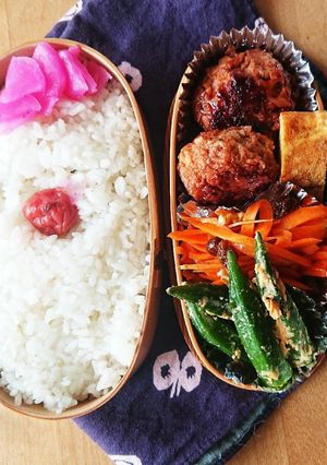 お弁当★レンチン5分オクラやみつきチーズ-レシピのメイン写真