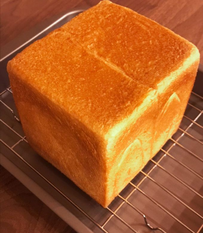 理想の1斤型で生食パンhb使用(粉指定) by す～りん 【クックパッド