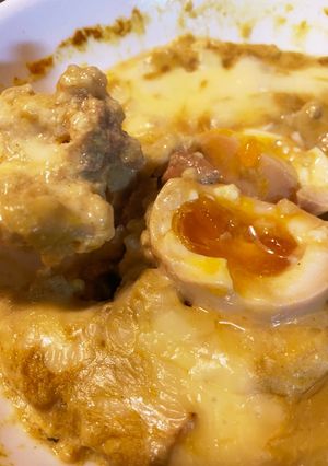 冷蔵庫にあるもので！カレーオートミール♪-レシピのメイン写真